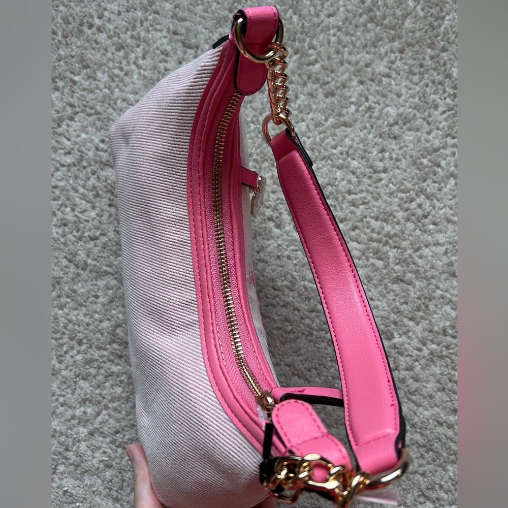 NWT Juicy Couture Berry Sweet Hobo Bag Pink OS Y2K Barbiecore Retro Tropical - Picture 10 of 15